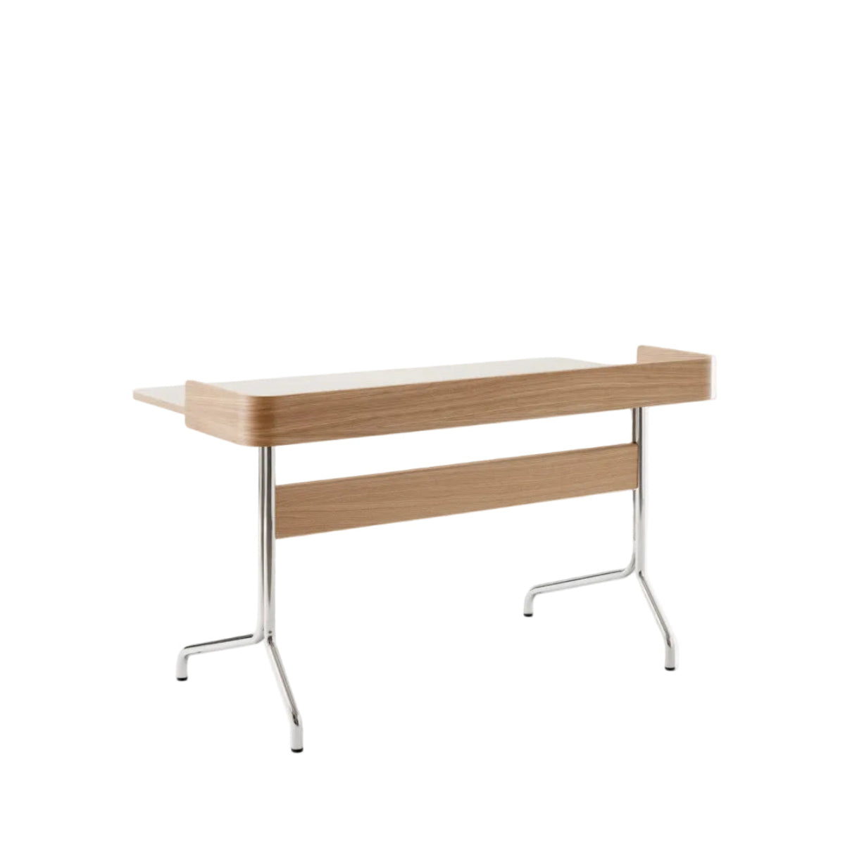Pavilion Desk AV17 - Mushroom Linoleum & Lacquered oak