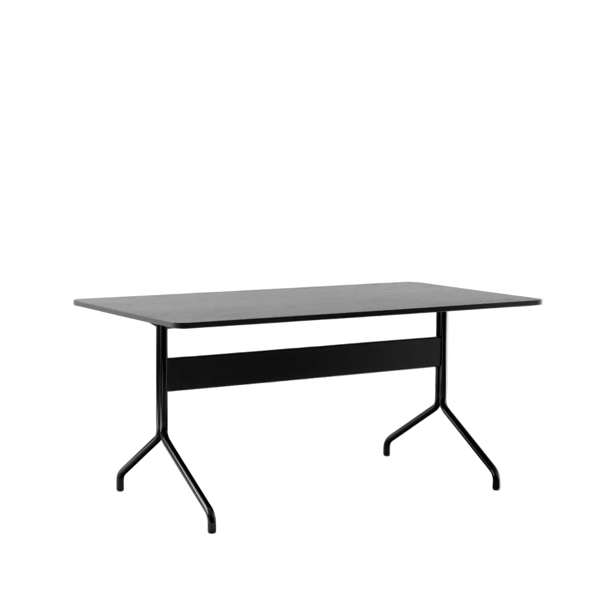 Pavilion Dining Table AV18 - Black Lacquered Oak