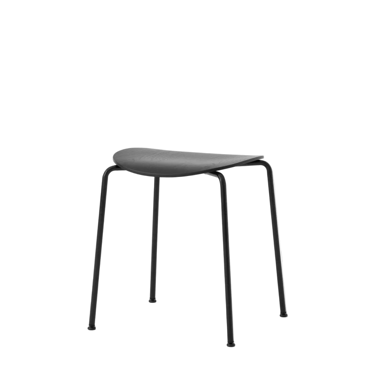 Pavilion AV36 Stool - Black Lacquered Oak