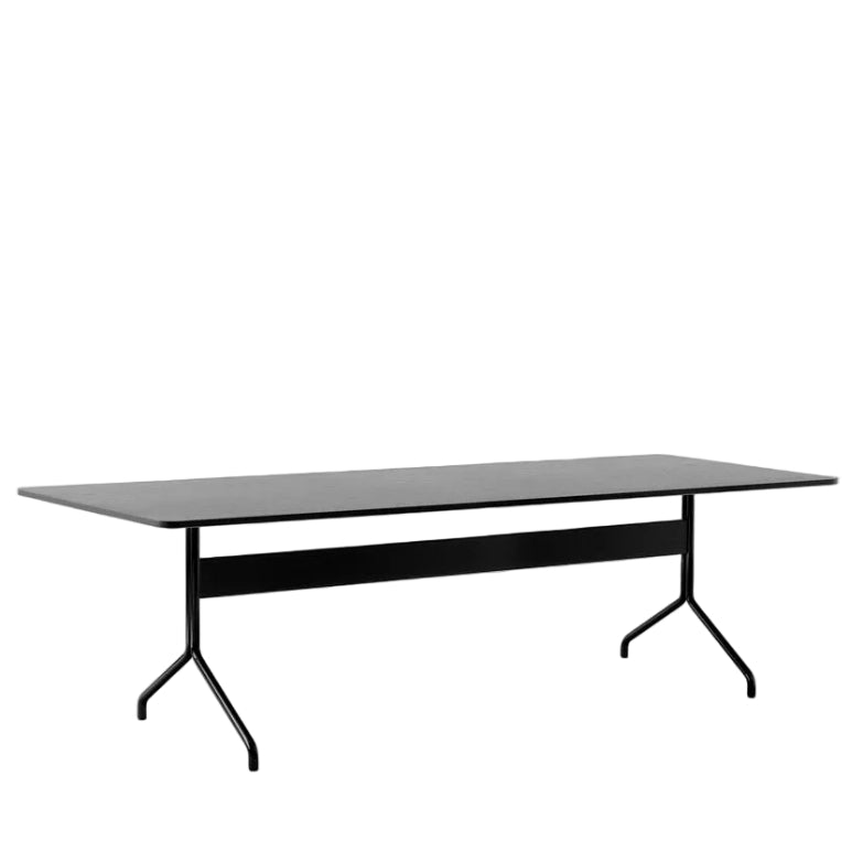 Pavilion Dining Table AV24 - Black Lacquered Oak