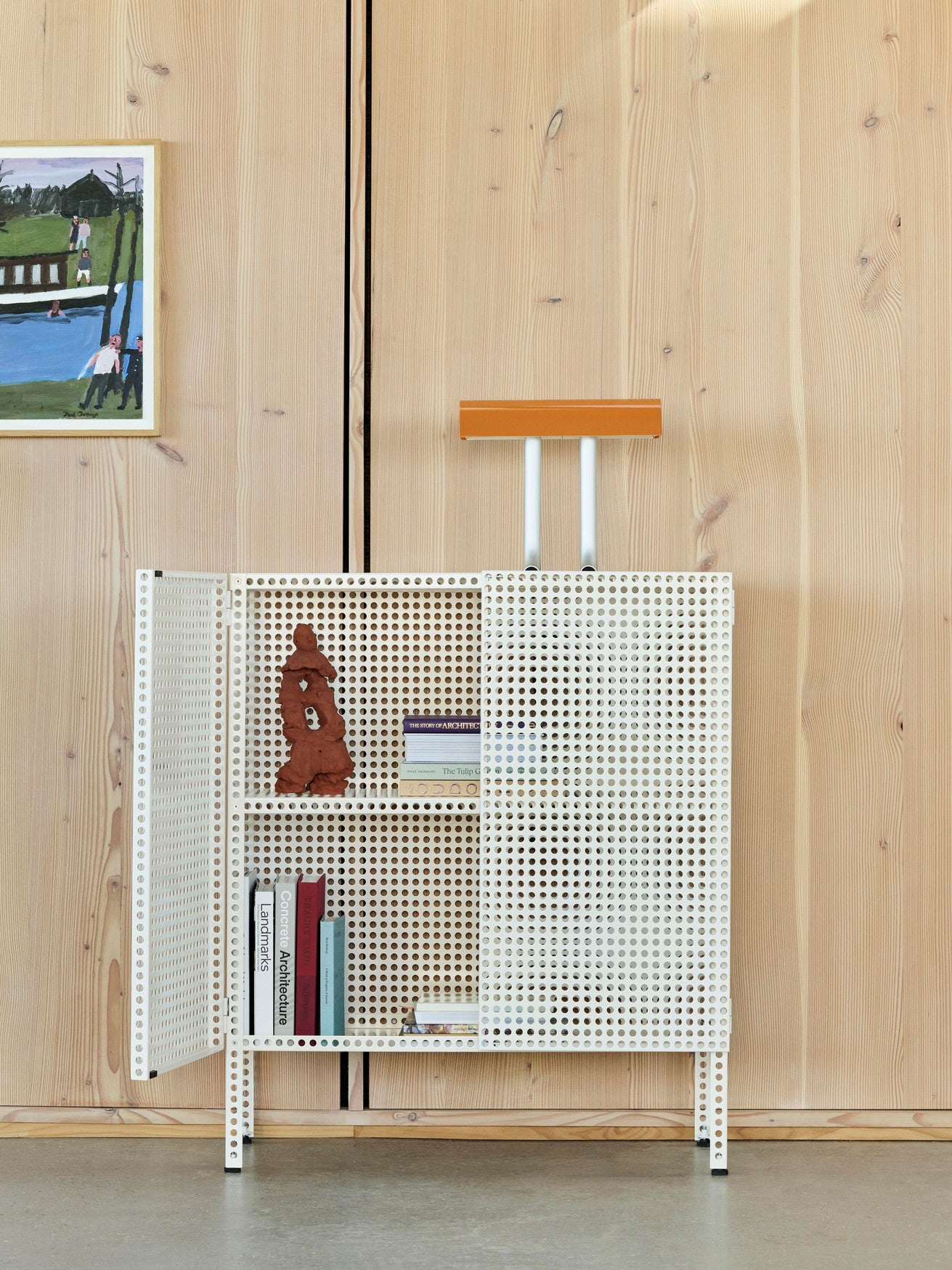 Perforated Cabinet Floor - Medium - Eggshell