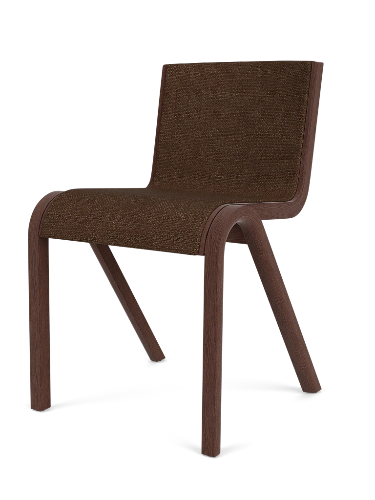 Ready Dining Chair - Red Stained Oak - Front Upholstered