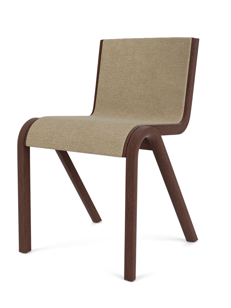 Ready Dining Chair - Red Stained Oak - Front Upholstered
