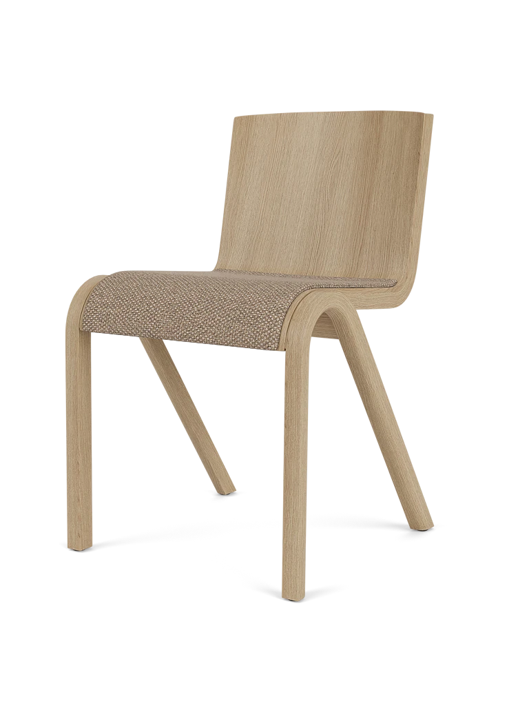 Ready Dining Chair - Natural Oak - Seat Upholstered