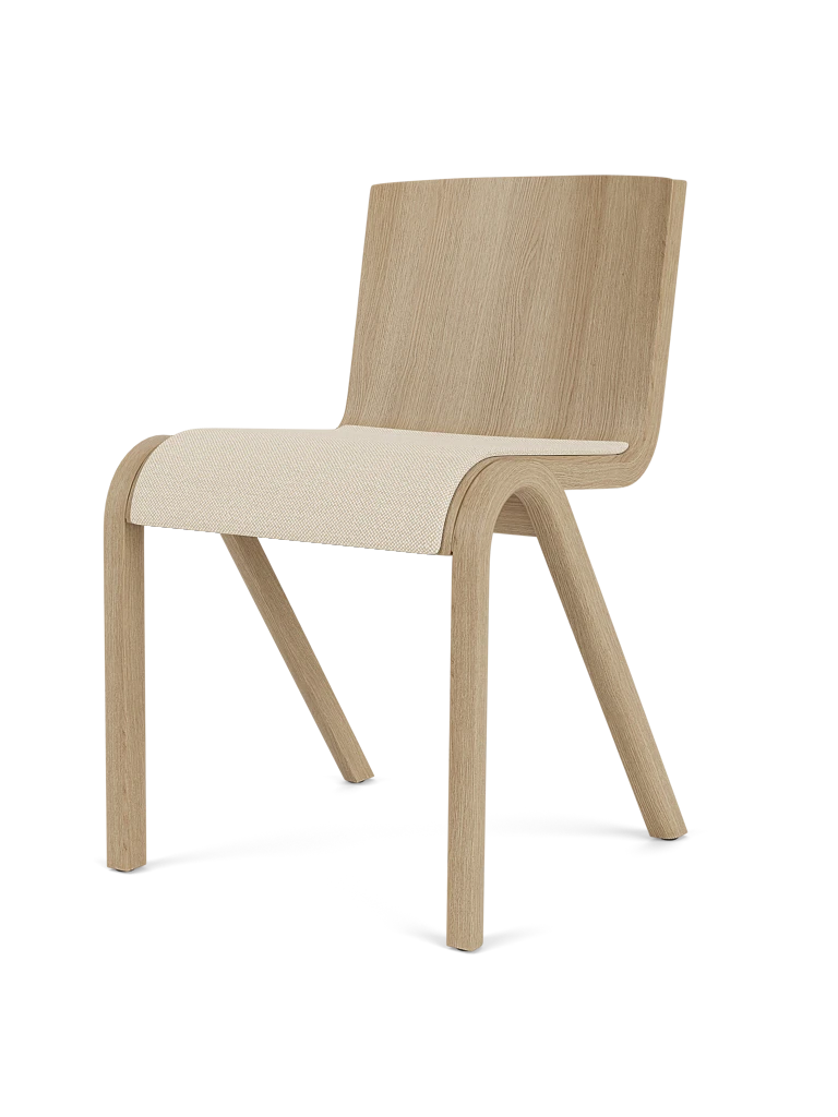 Ready Dining Chair - Natural Oak - Seat Upholstered