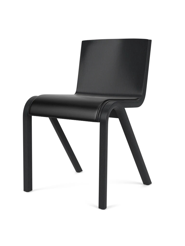 Ready Dining Chair - Black Oak - Seat Upholstered