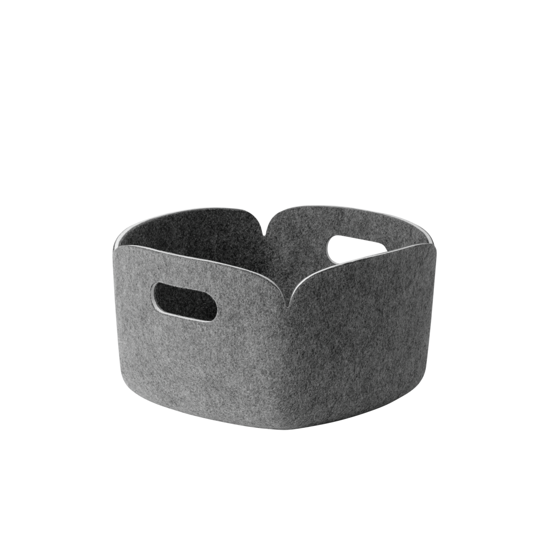 Restore Basket Square  - Grey Melange