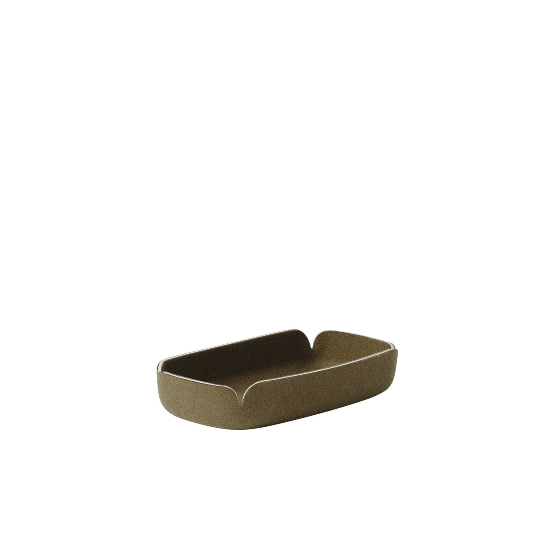 Restore Tray S - 28 x 15,5 x 5cm - Brown  Green