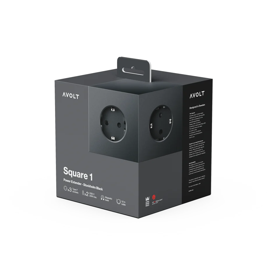 Square 1 USB-C - Black