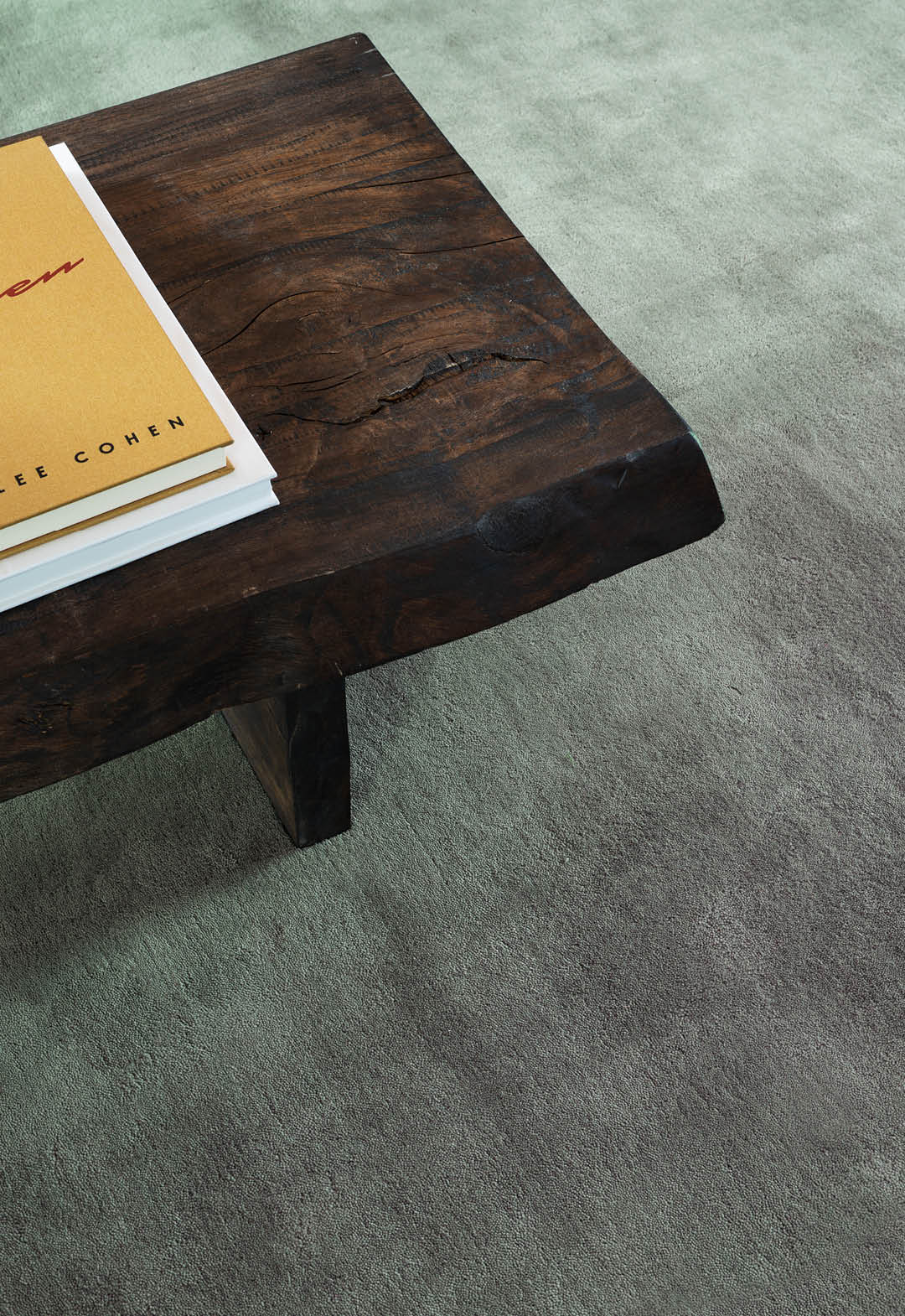 Solid Wool Rug -  Sage