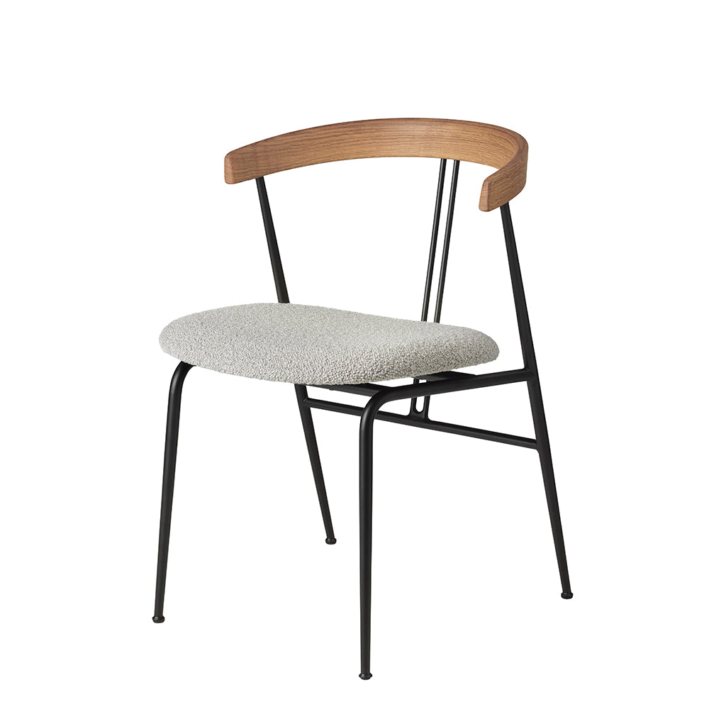 Violin Dining Chair Seat Upholstered