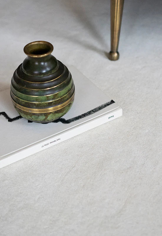Solid Wool Rug - Bone White