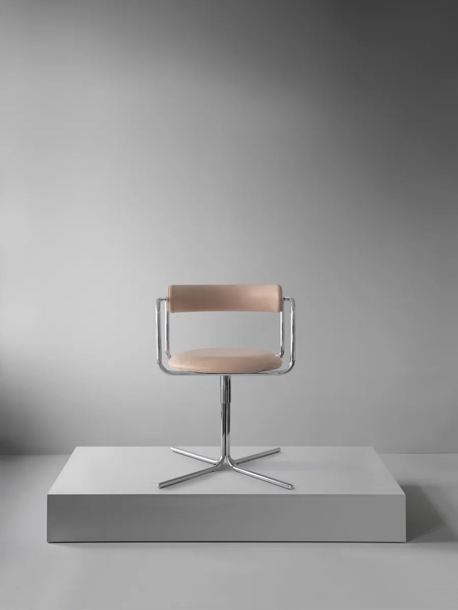 FF Chair Swivel - Leather Nevotex Dakar 0197 Tan