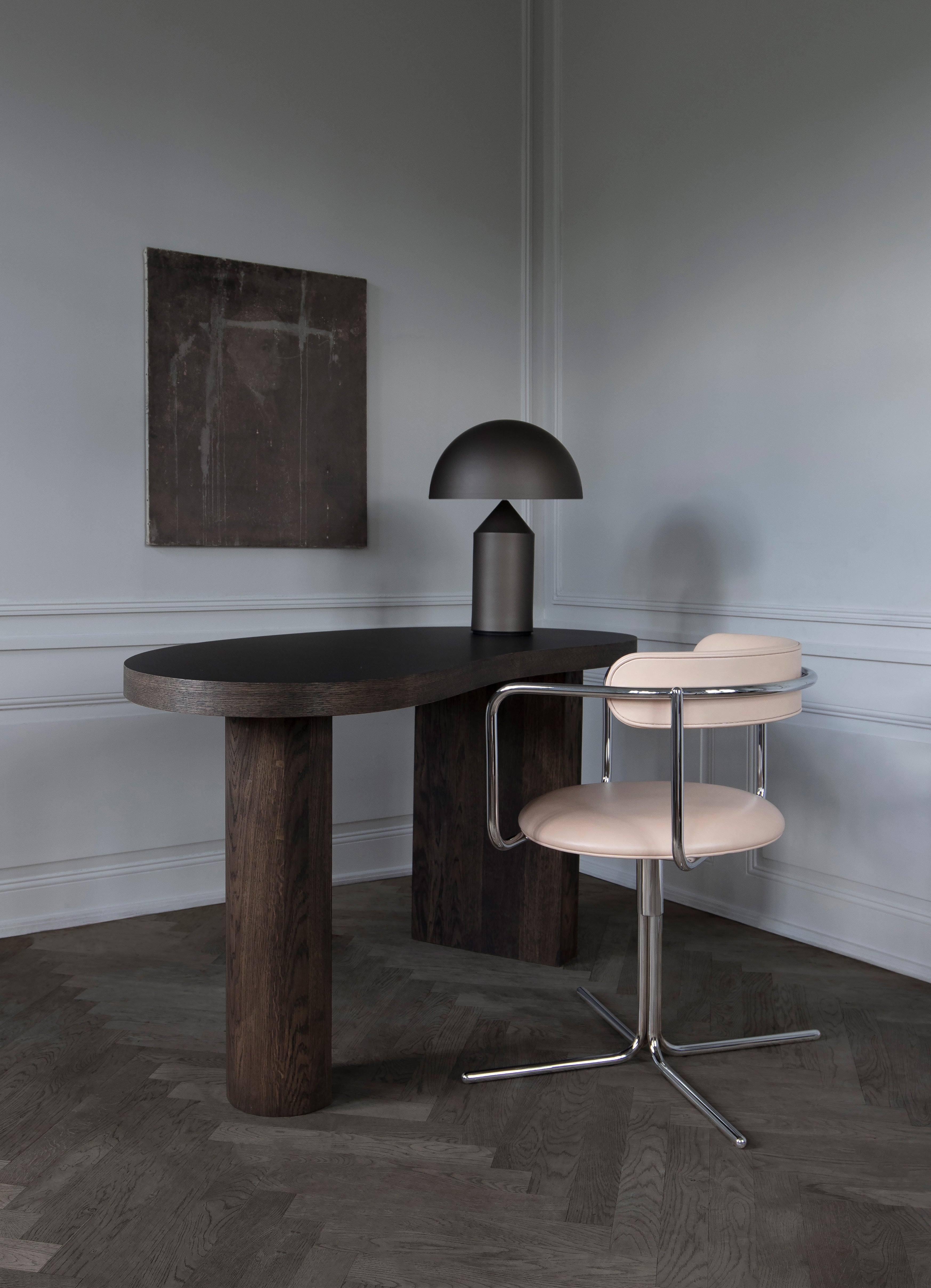 FF Chair Swivel - Leather Nevotex Dakar 0197 Tan