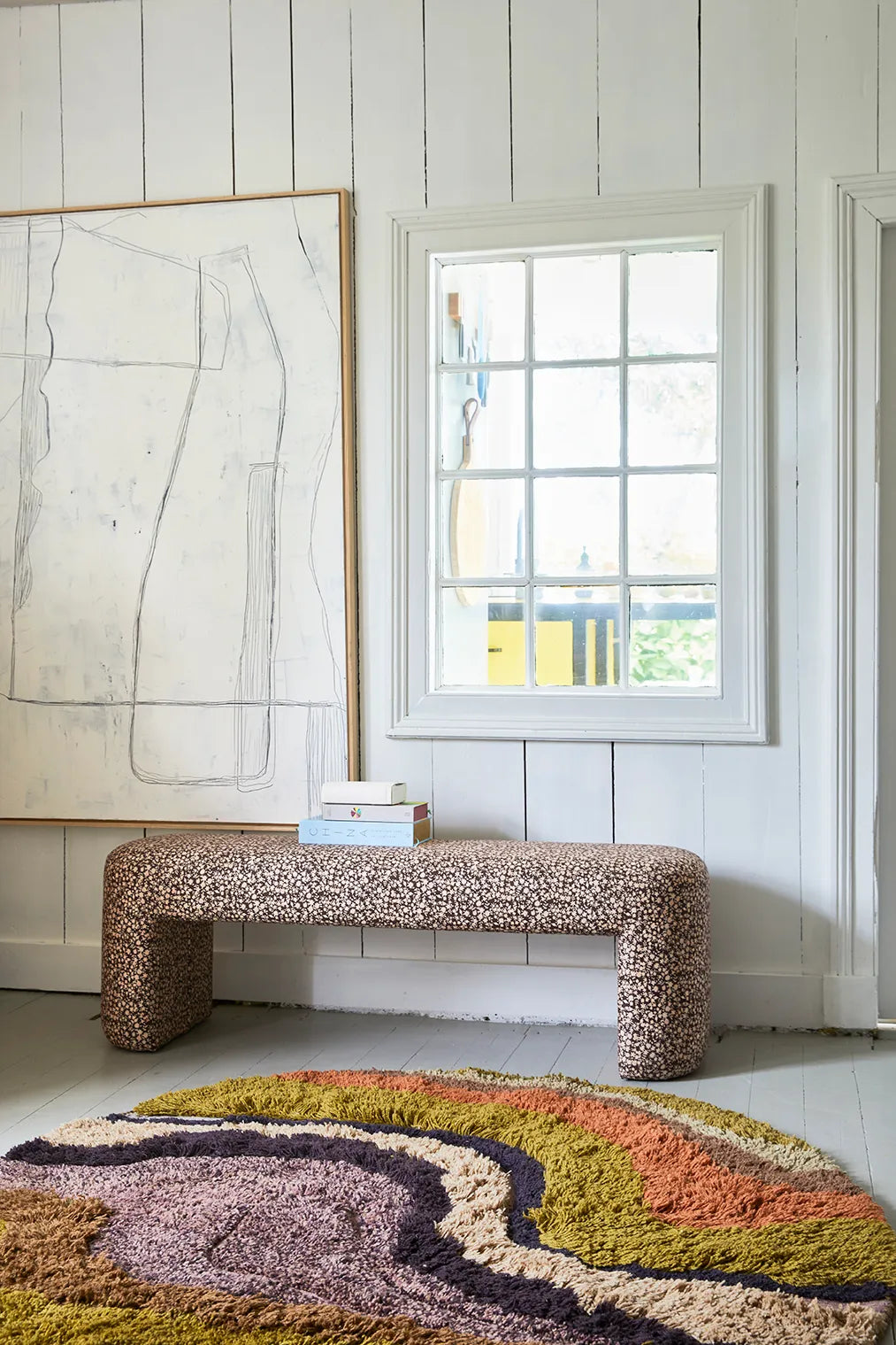 DORIS for HKLIVING: Lobby Bench Floral