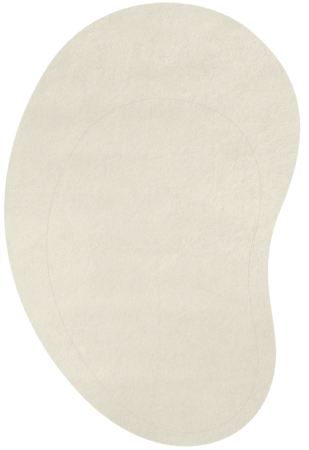 Residue Wool Rug - Bone White