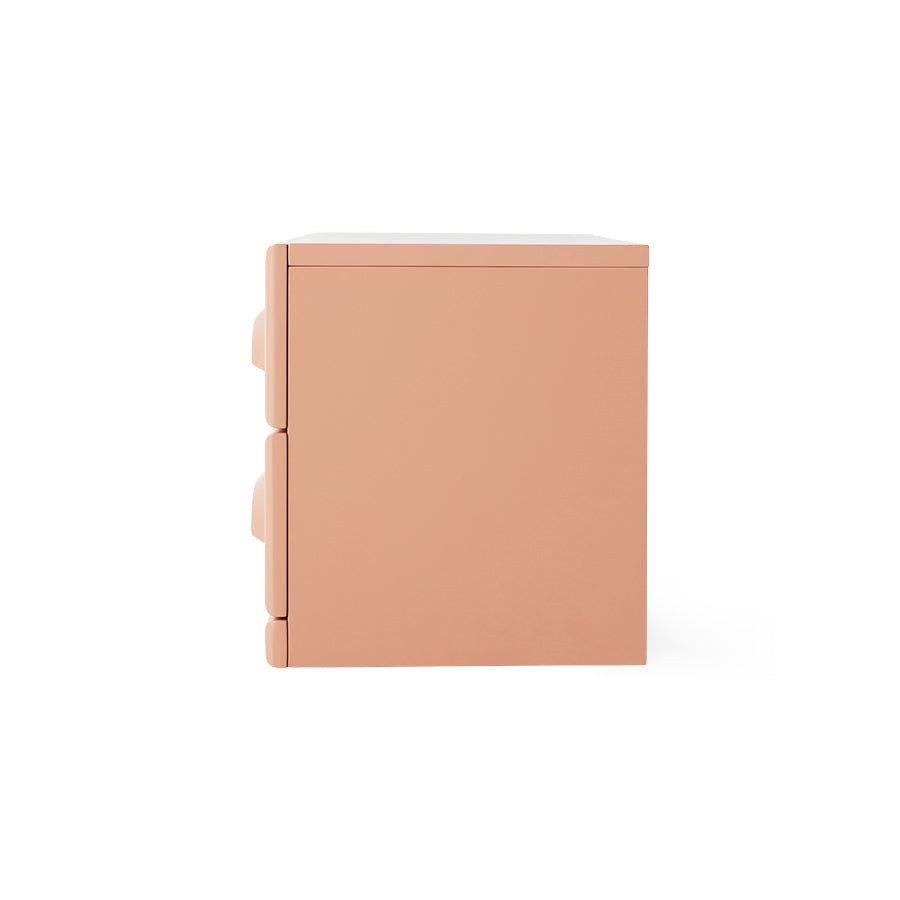 Chest of 2 drawers - Blush