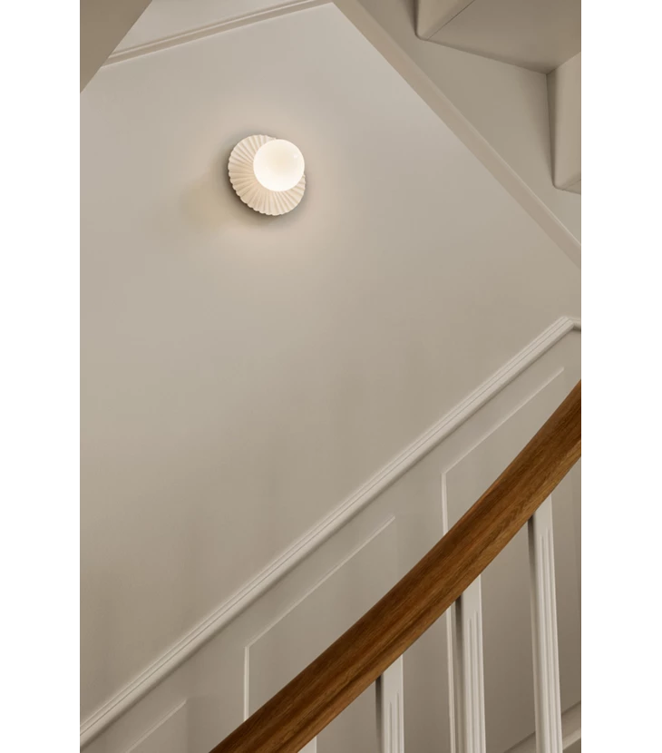 Wall / Ceiling Lamp Liila Muuse Small IP44, white / opal