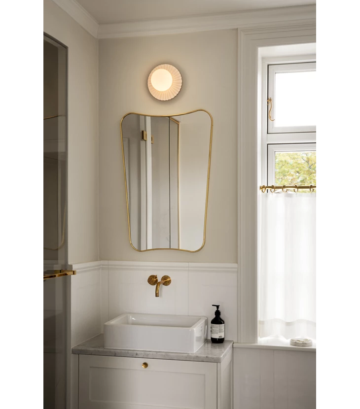 Wall / Ceiling Lamp Liila Muuse Small IP44, white / opal