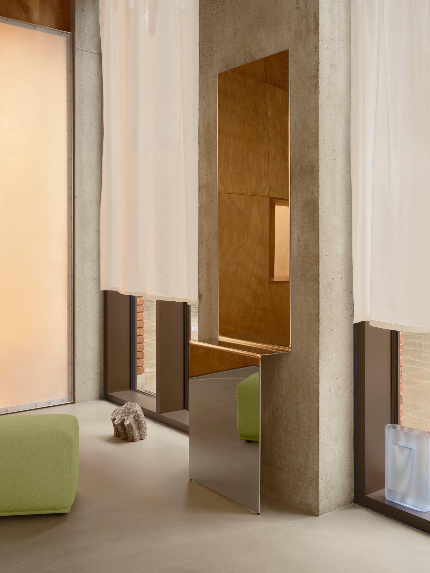 Pleat Mirror