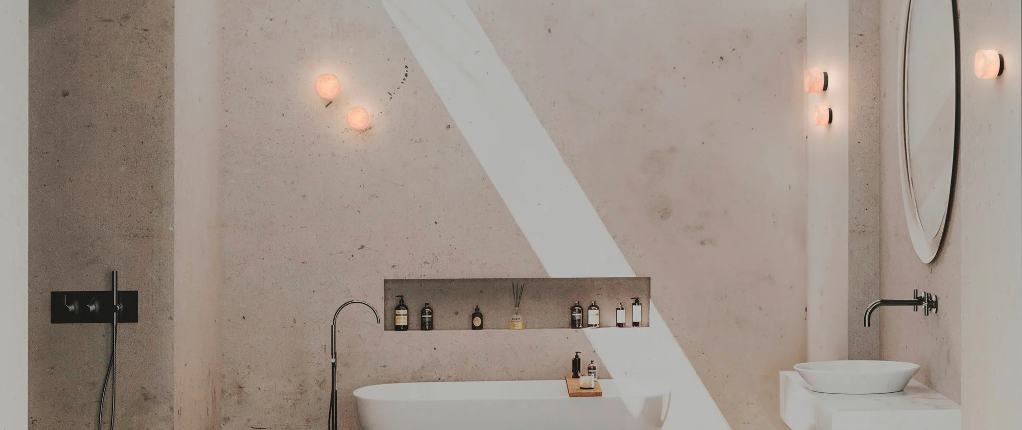 Rock Wall/Ceiling lamp