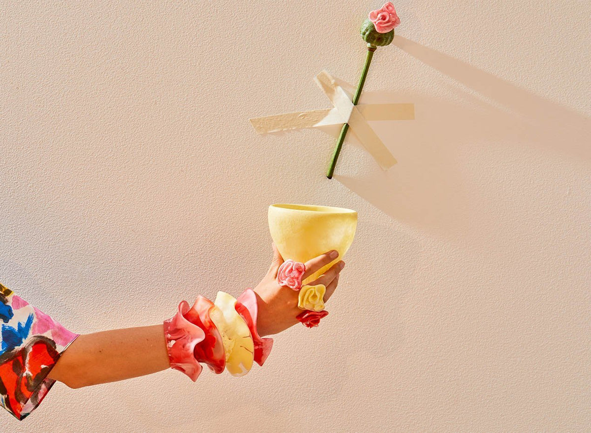 Orchid Bangle - Shell Pink