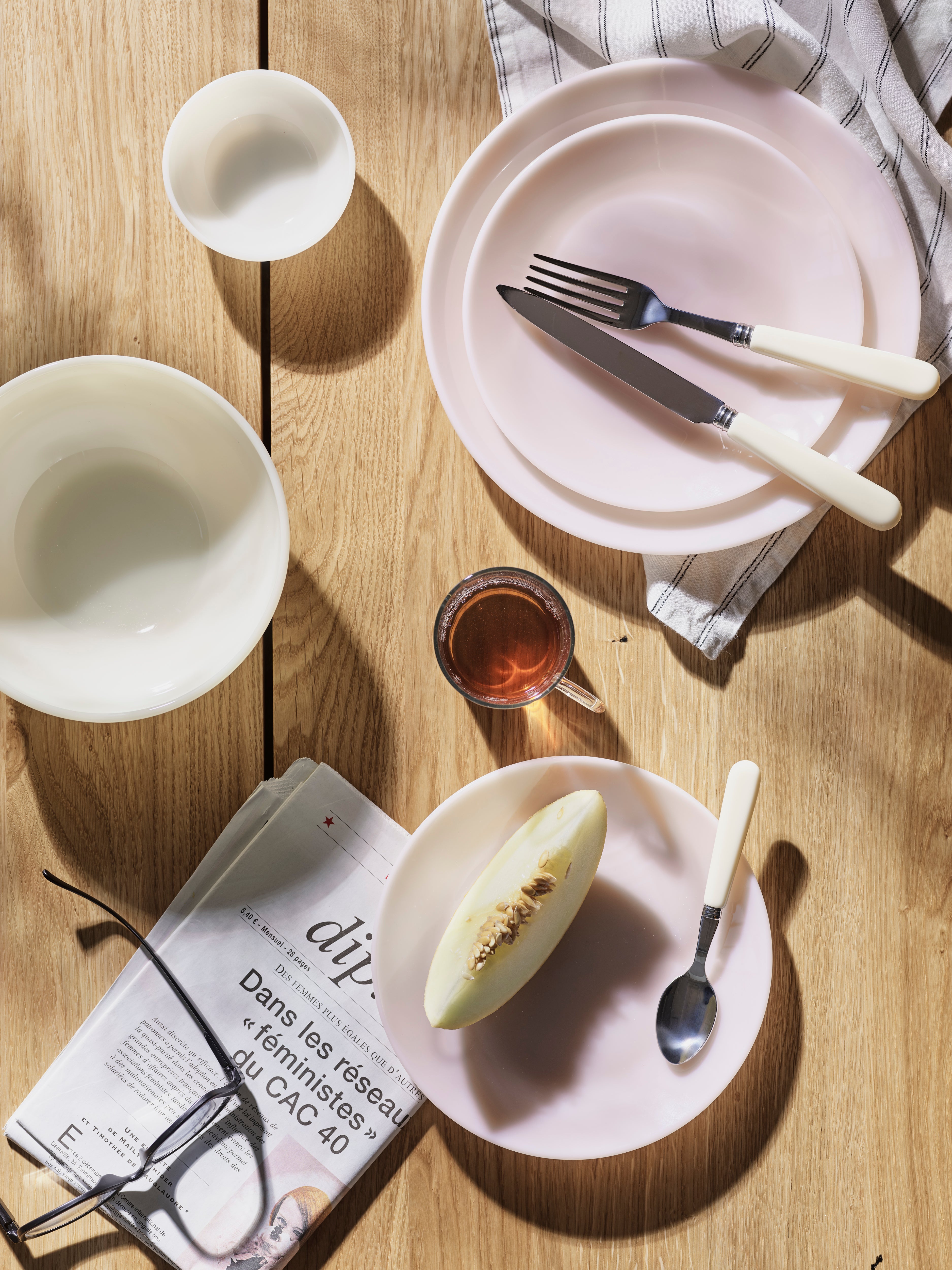 MILK Plate Ø20 - Peach