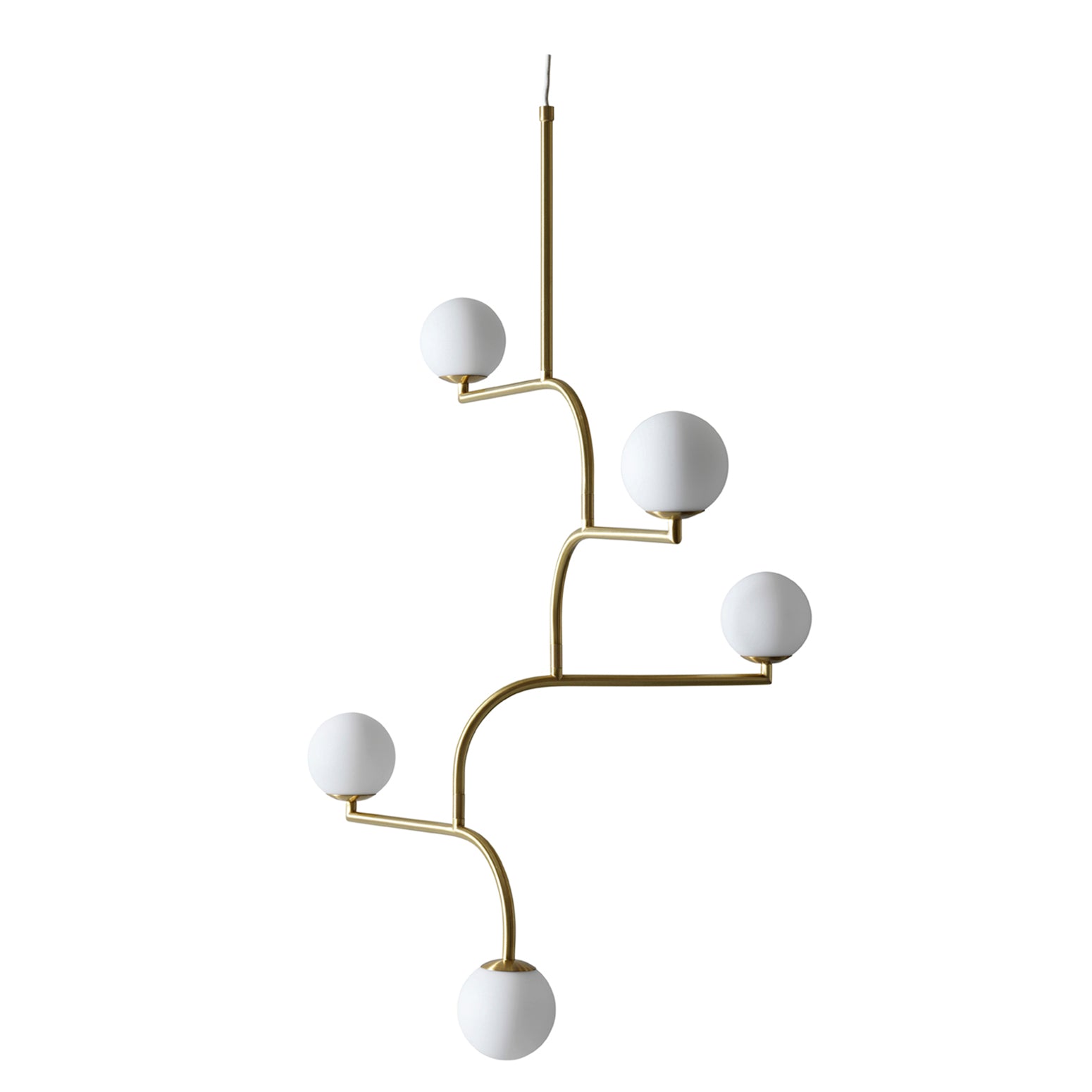Mobil 100 Pendant - Brass