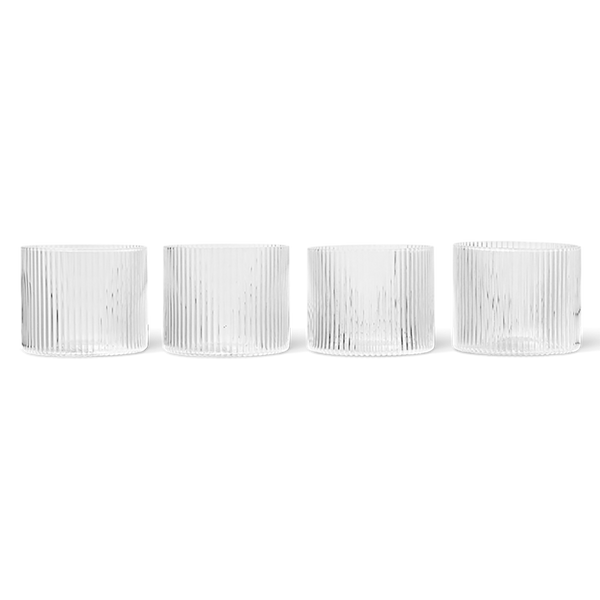 Ripple Low Glasses - Set of 4