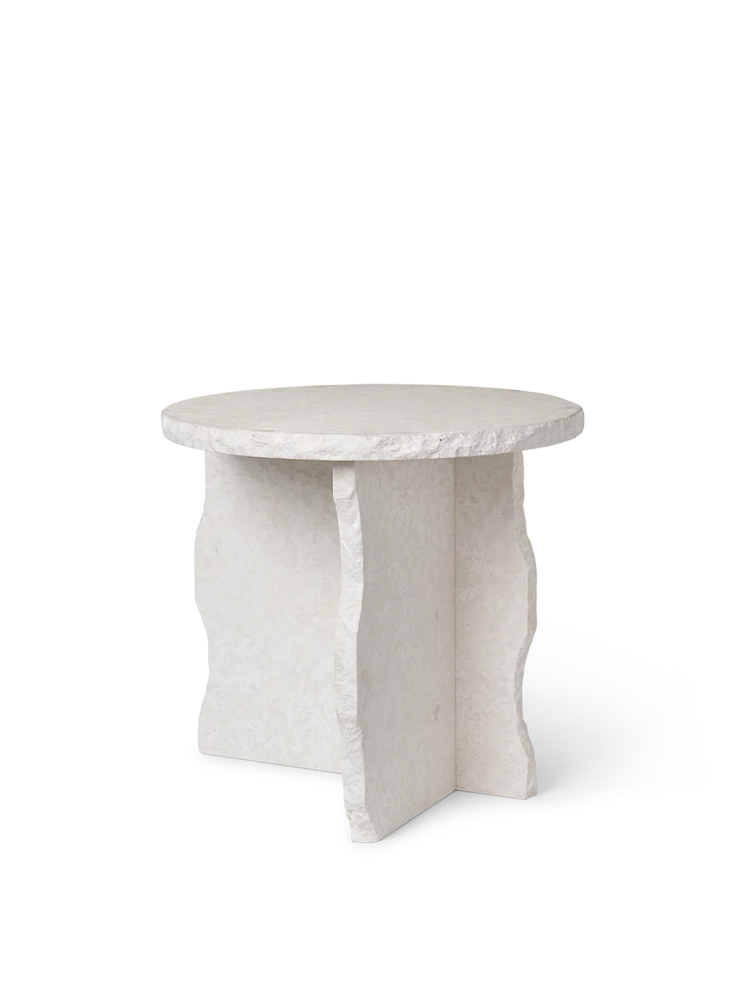 Măsuță Mineral Sculptural - Bianco Curia