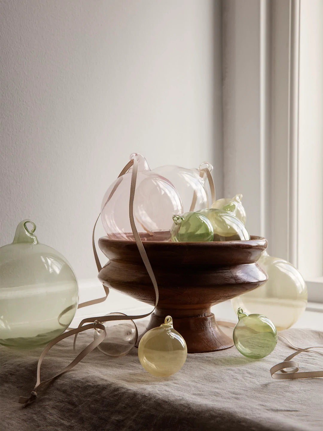 Ornament Glass Baubles - L - Set de 4 - Mixed Light