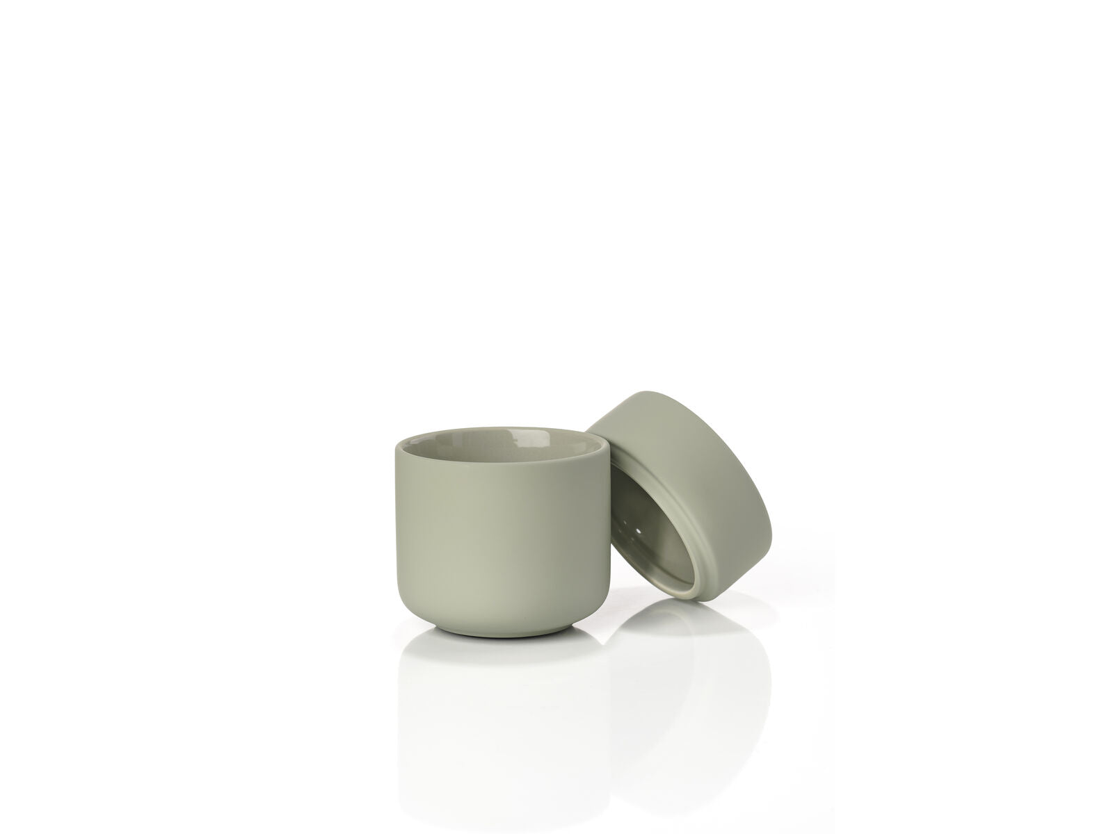 Zone Ume Jar with Lid - Eucalyptus Green