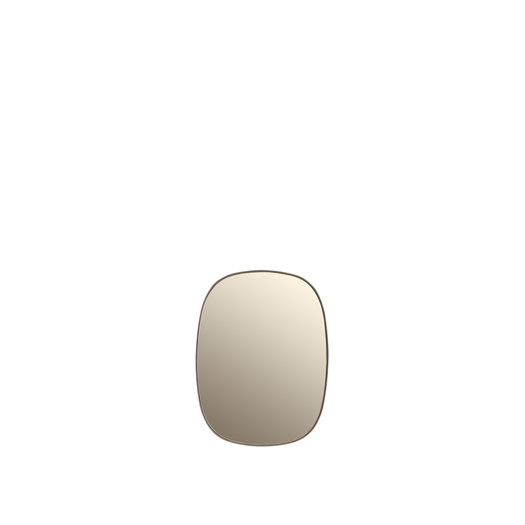 Framed Mirror Small - Taupe, Taupe