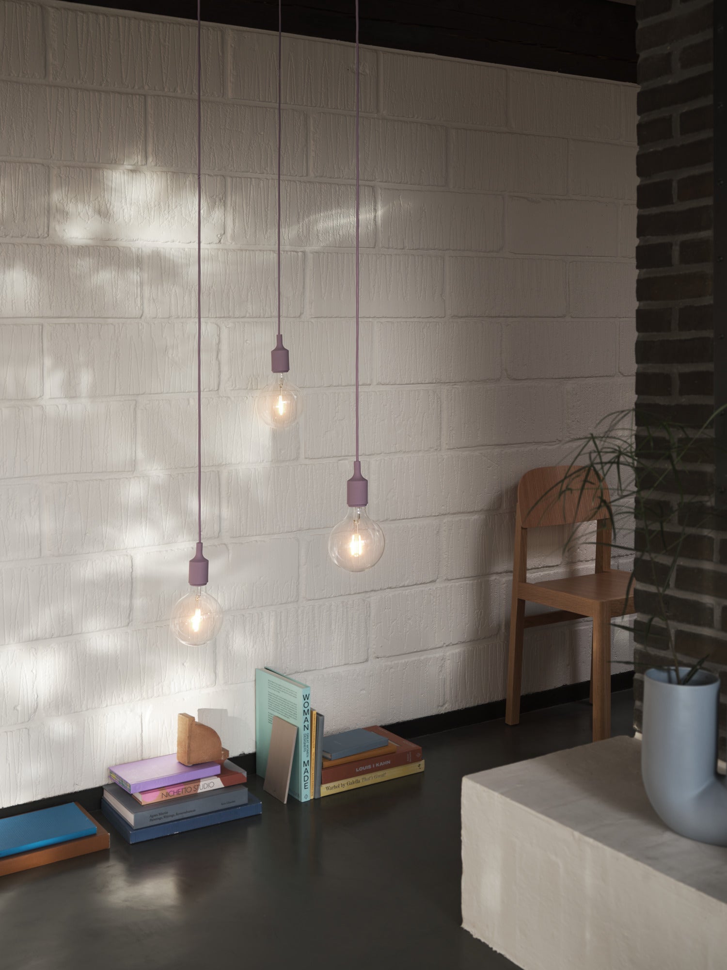 E27 Pendant - Dusty Lilac