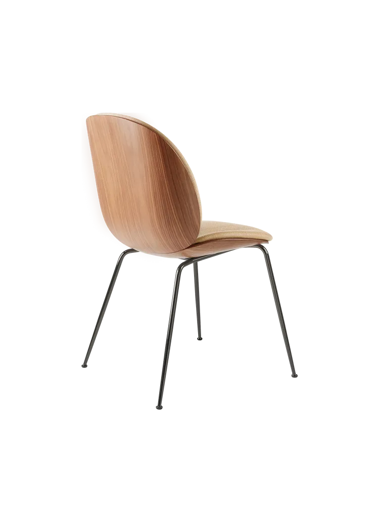 Beetle Dining Chair 3D Veneer - Front Upholstered