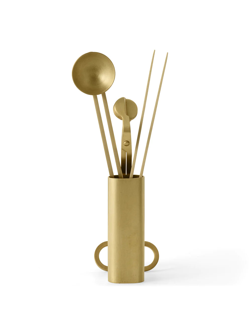 Clip Candle, Care Kit, Brass
