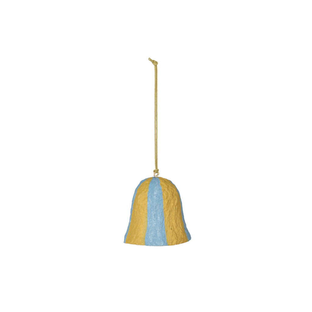 Bell Stripe Pulp Cotton - Pigeon Blue