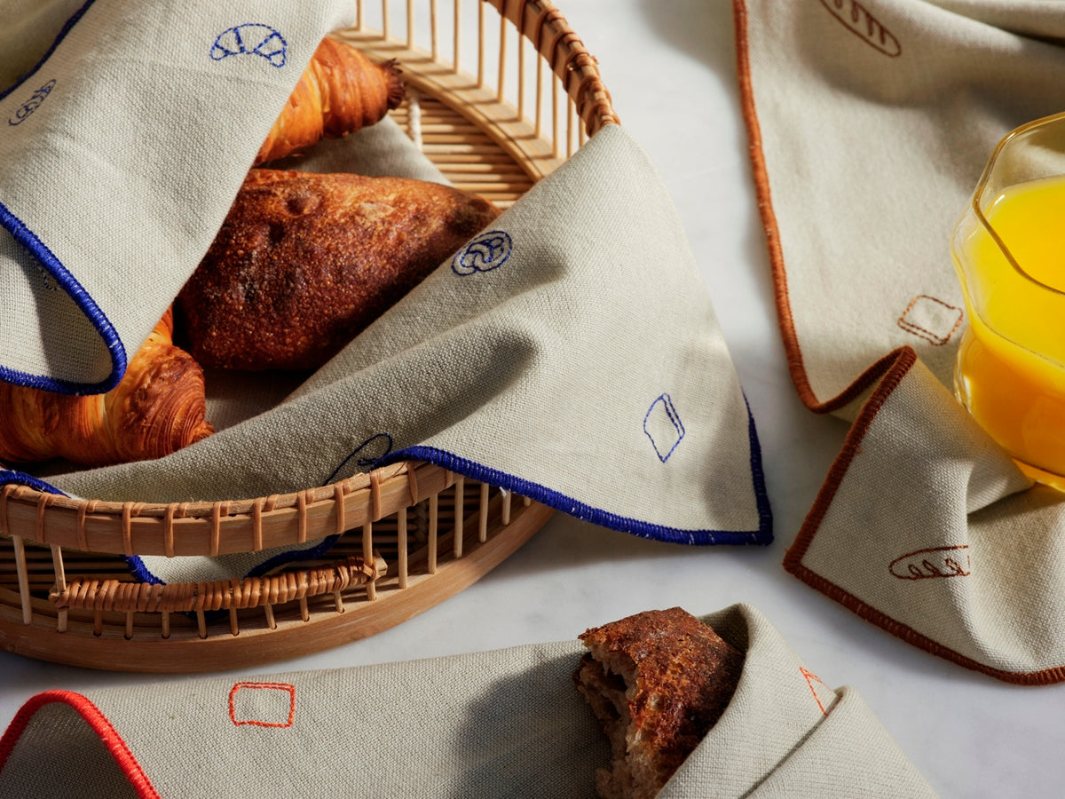 Napkin Bread Cotton - Intense Blue