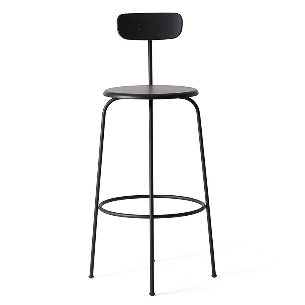 Afteroom Bar / Counter Chair - Black painted MDF