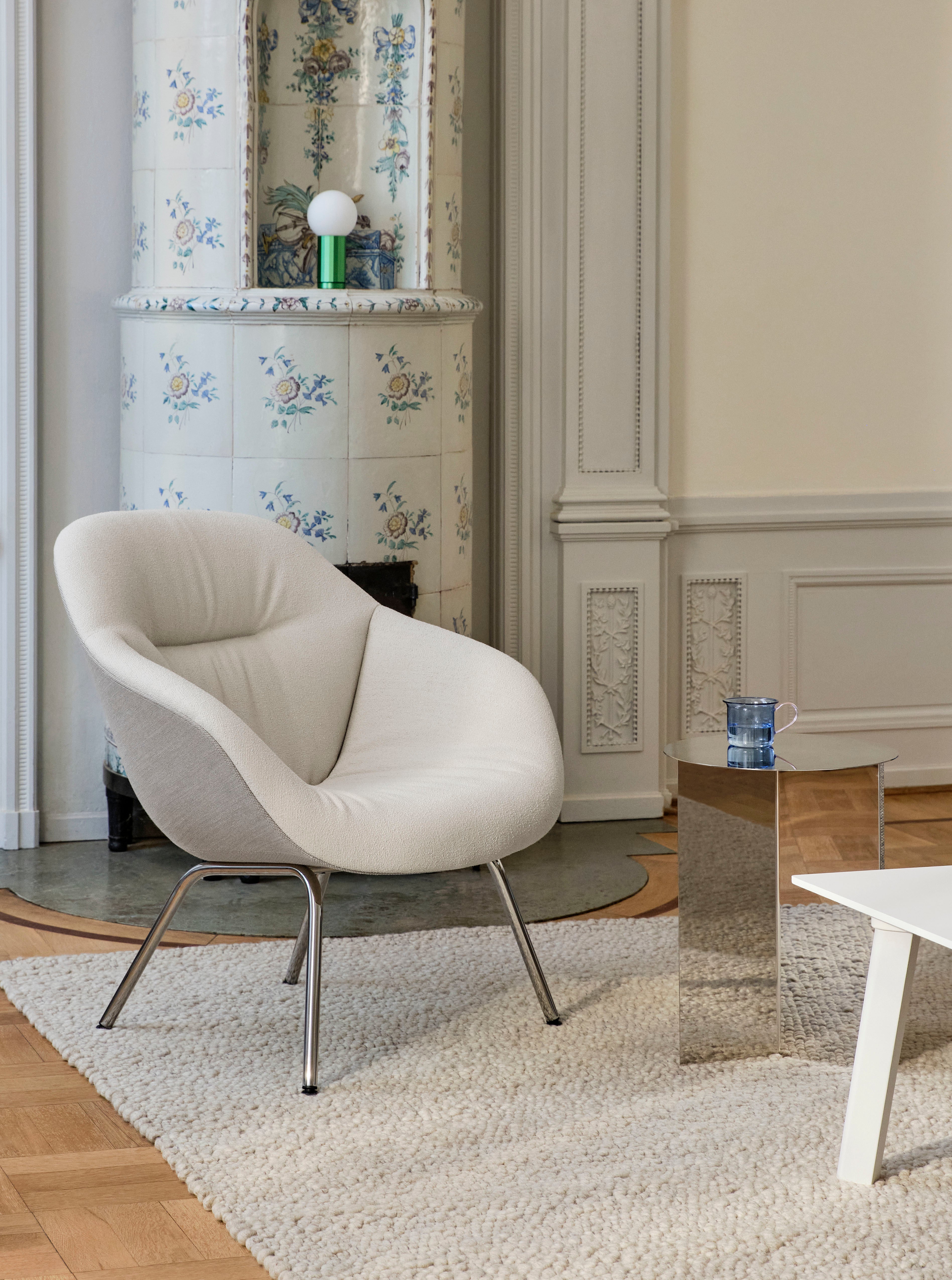 High Slit Side Table - Mirror