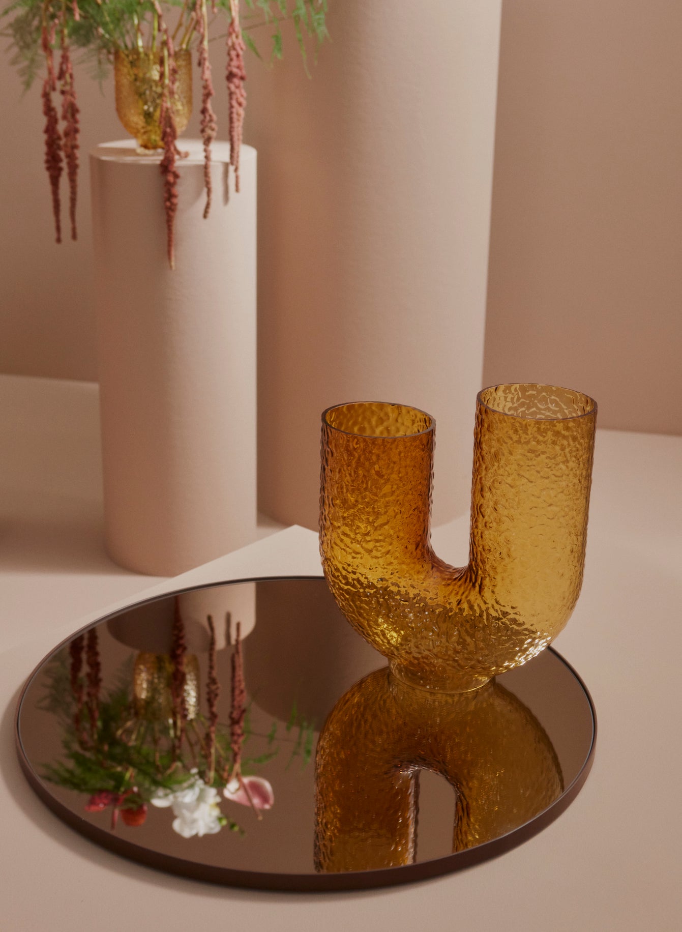 Circum Mirror Brown
