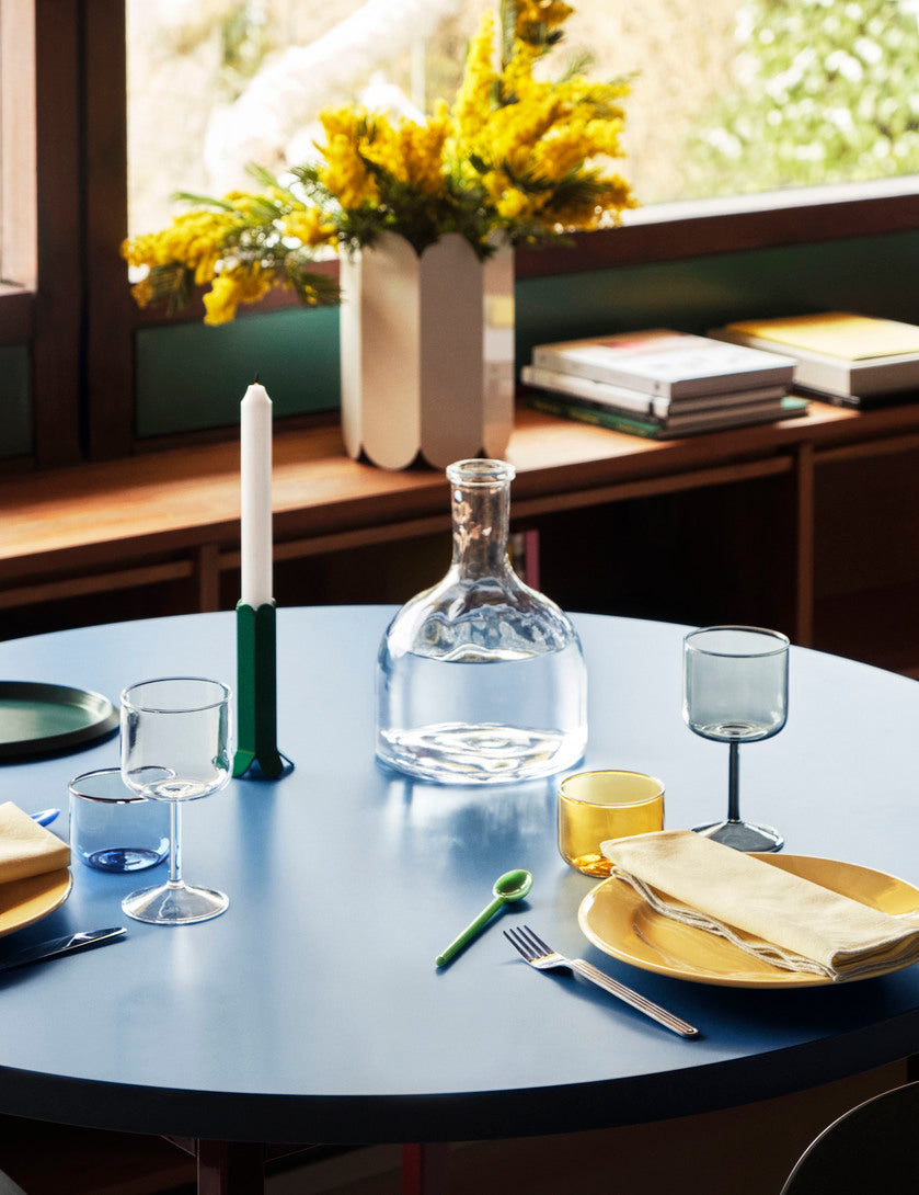 Arcs Candleholder L - Green