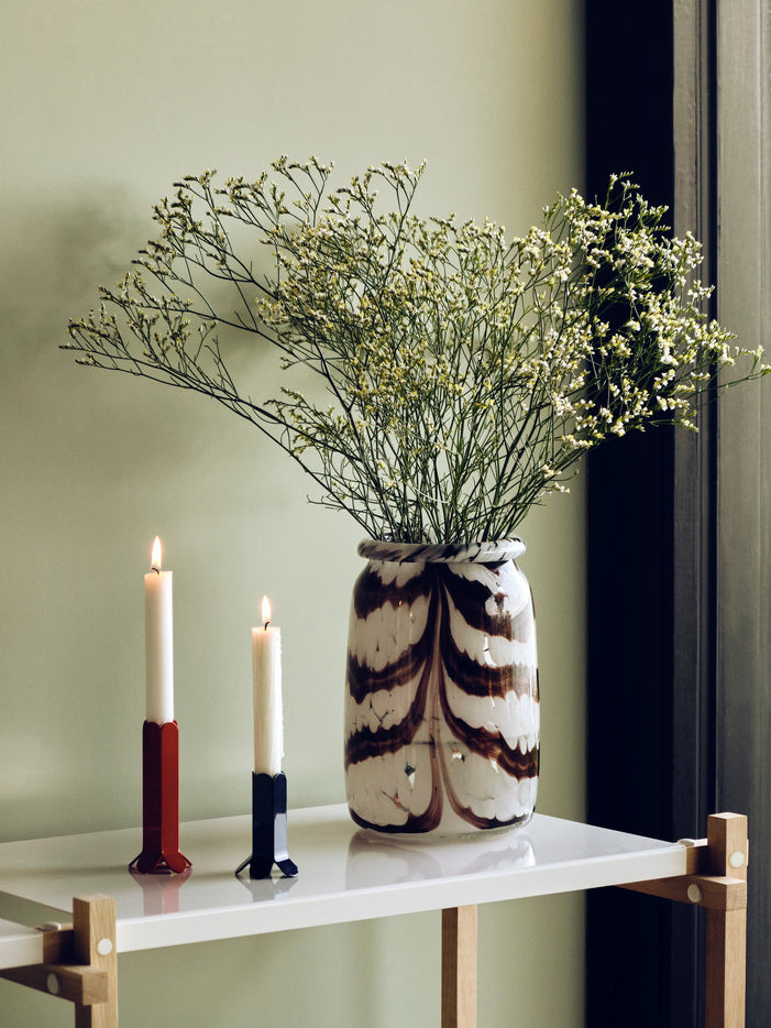 Arcs Candleholder S - Dark Blue