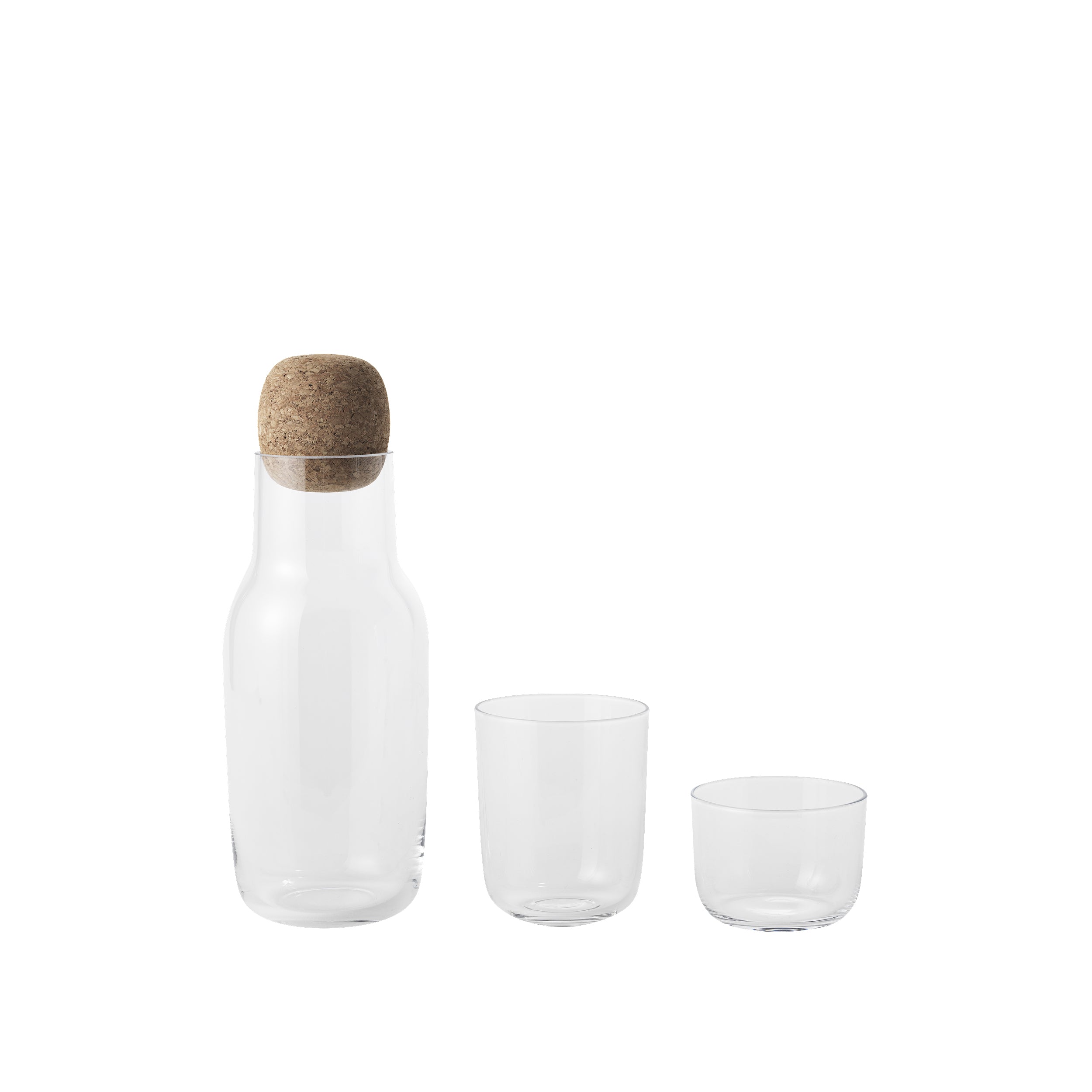 Corky Glasses Set of 4 - Low - Clear
