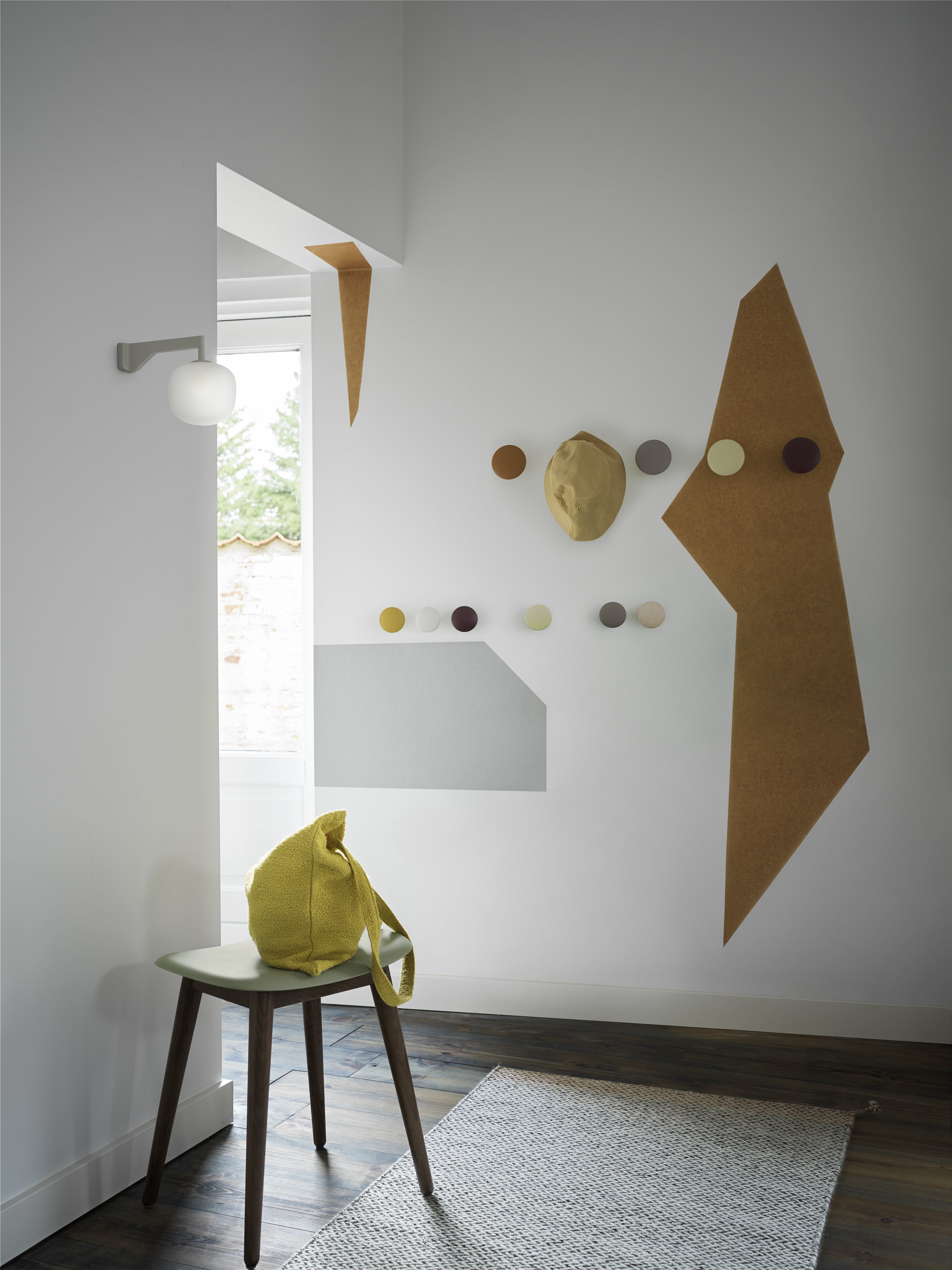Dots Wood - Taupe