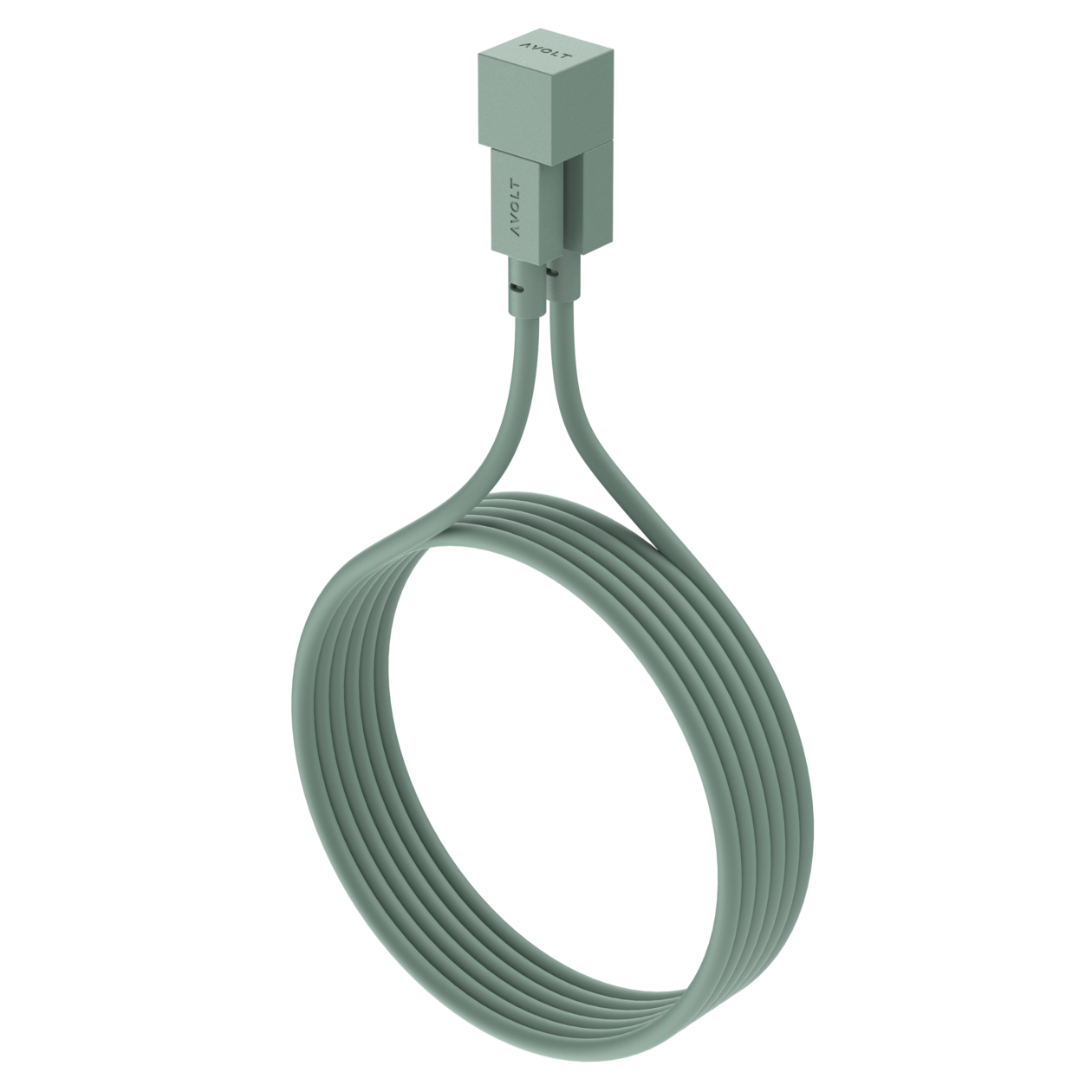 Cable 1 USB-A to Apple Lightning - Oak Green