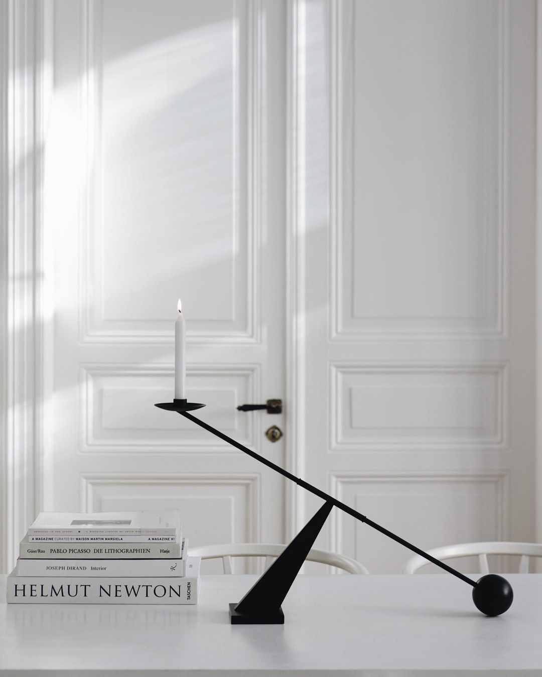 Interconnect Candle Holder - Black