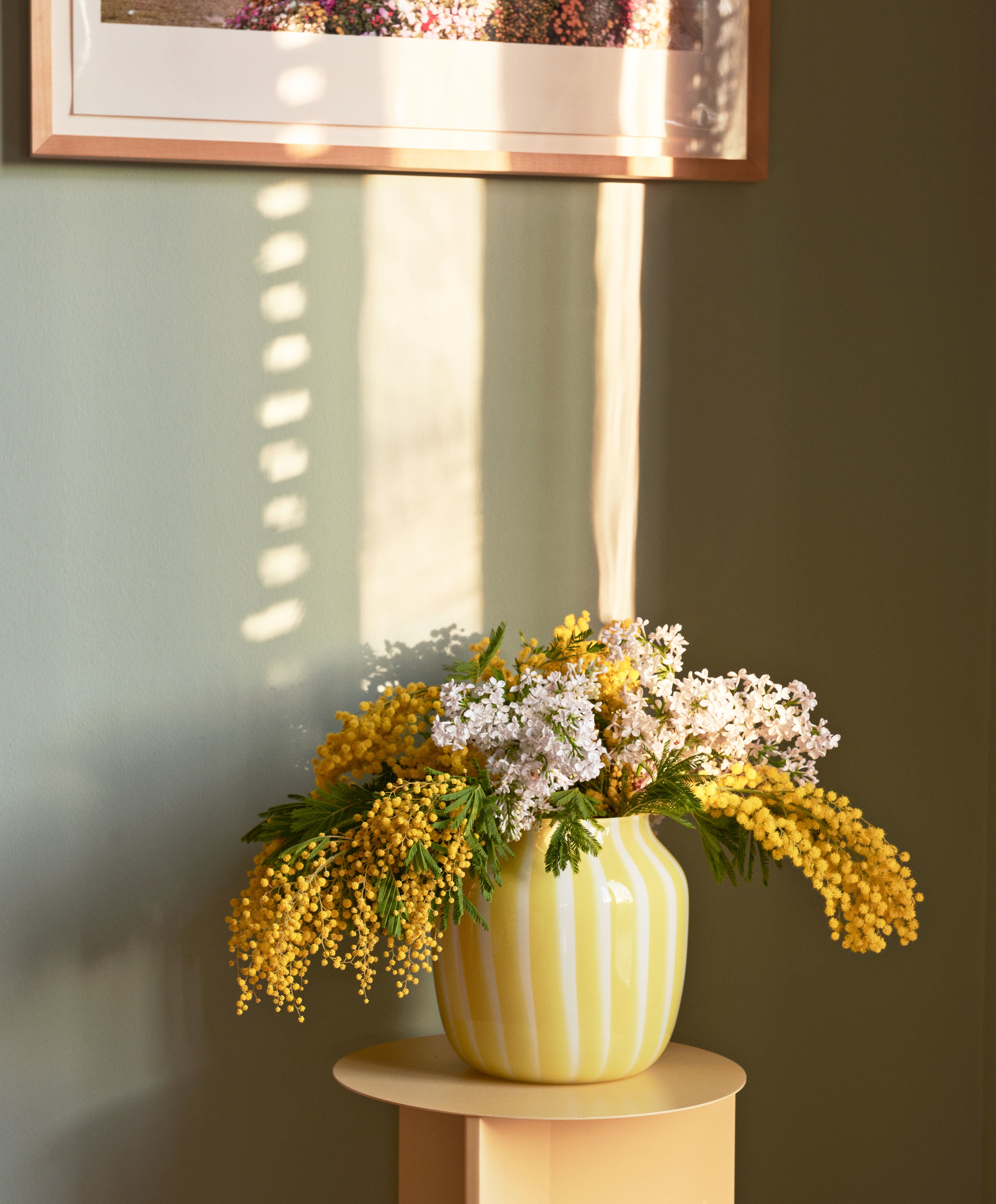 Juice Vase - Wide yellow