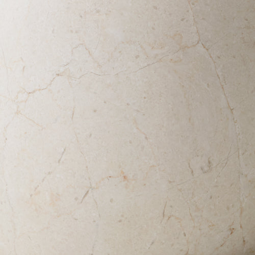Lato Side Table LN8 Round - Ivory White & Crema Diva Marble
