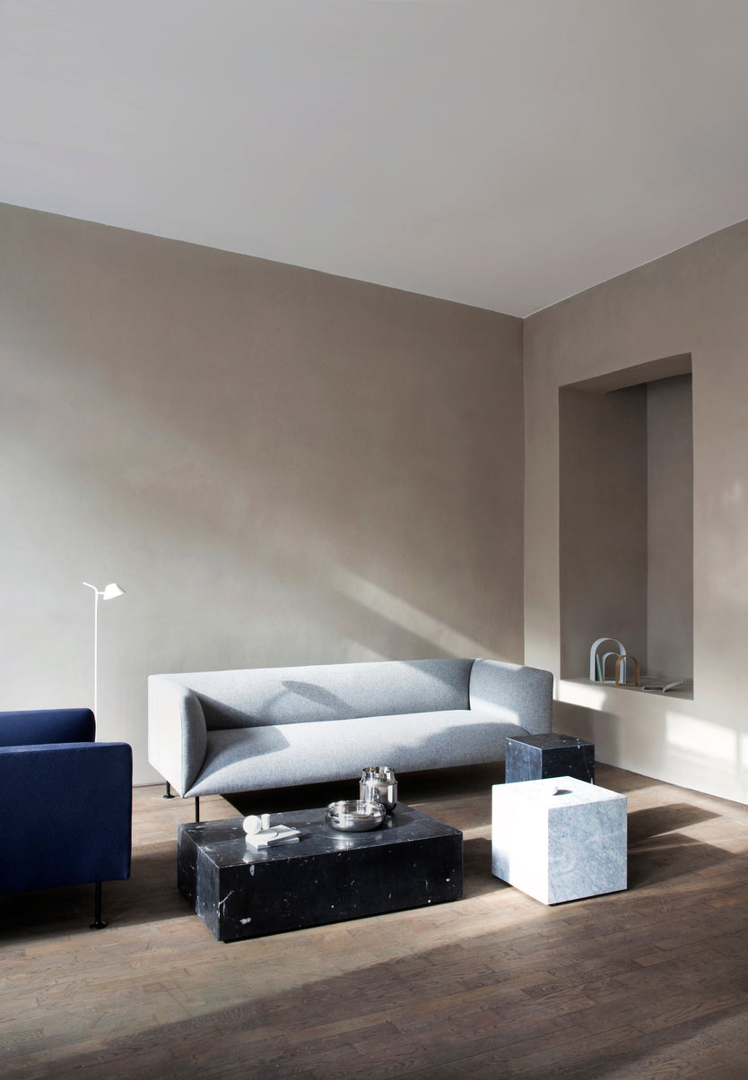 Plinth cub - Carrara